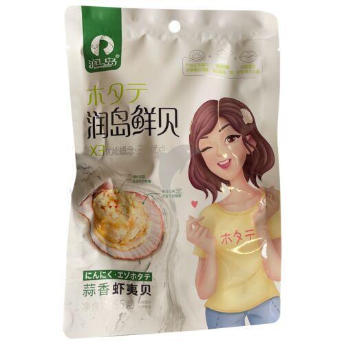 润岛扇贝纯贝肉 （蒜香）65g