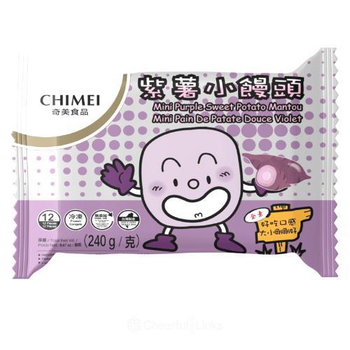 奇美紫薯小馒头 240g