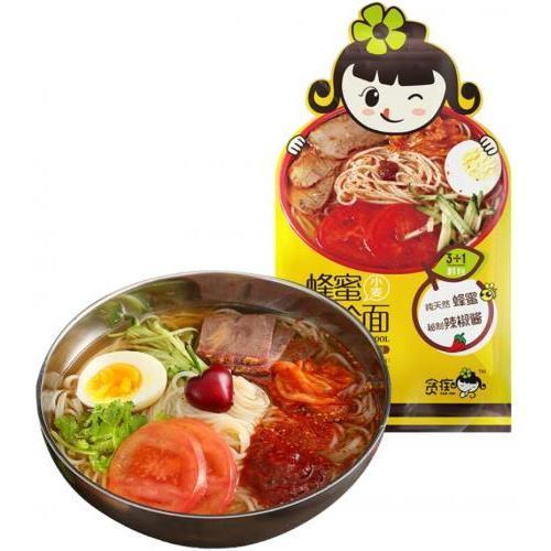 韩达川蜂蜜小麦大冷面563g_李子柒_方便面_利物浦思达超市
